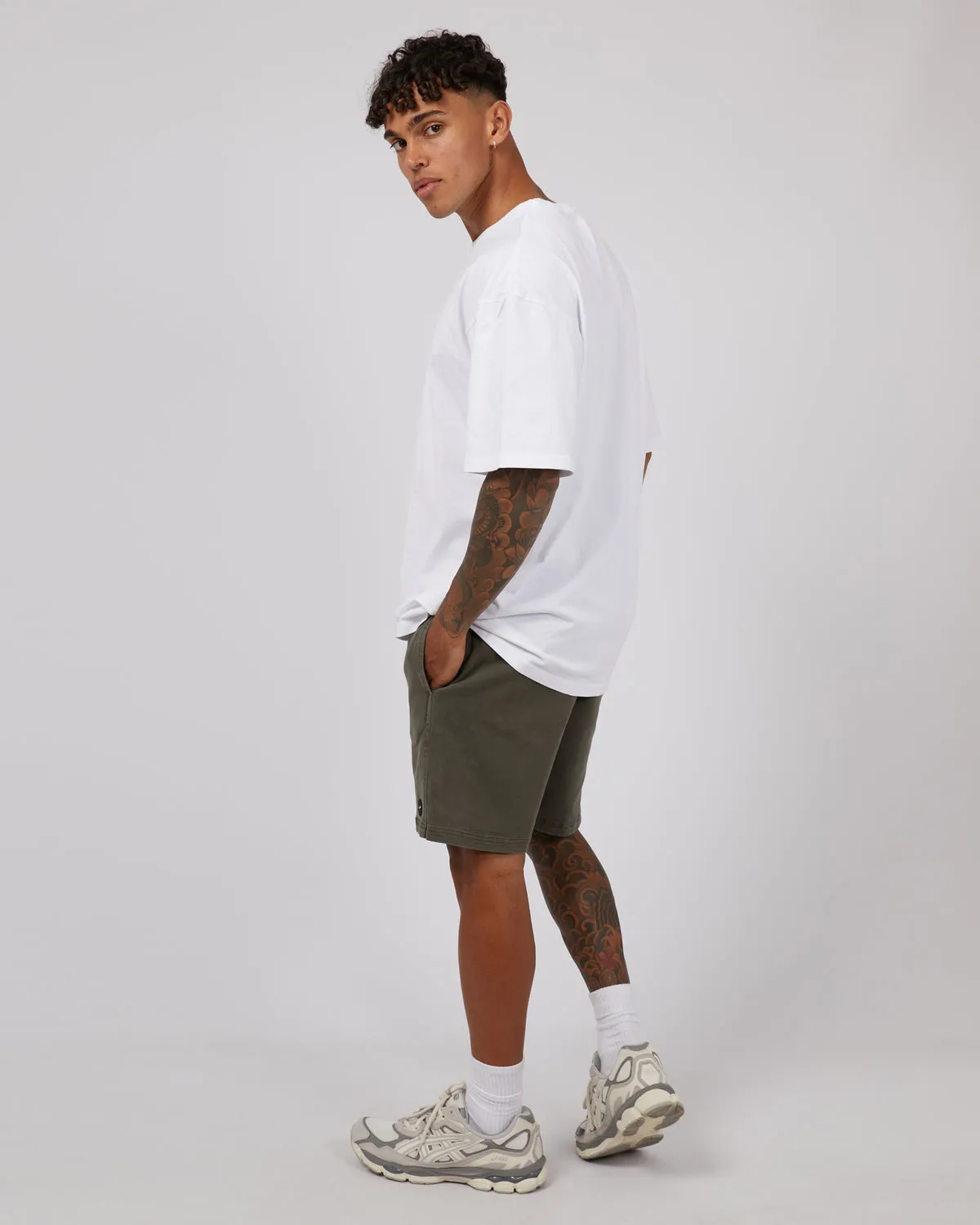 17" Twill Jogger | Khaki