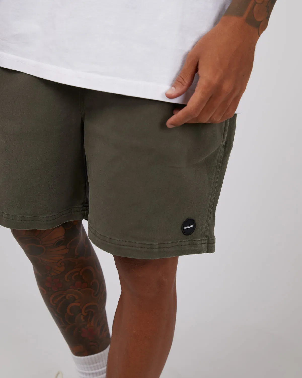 17" Twill Jogger | Khaki