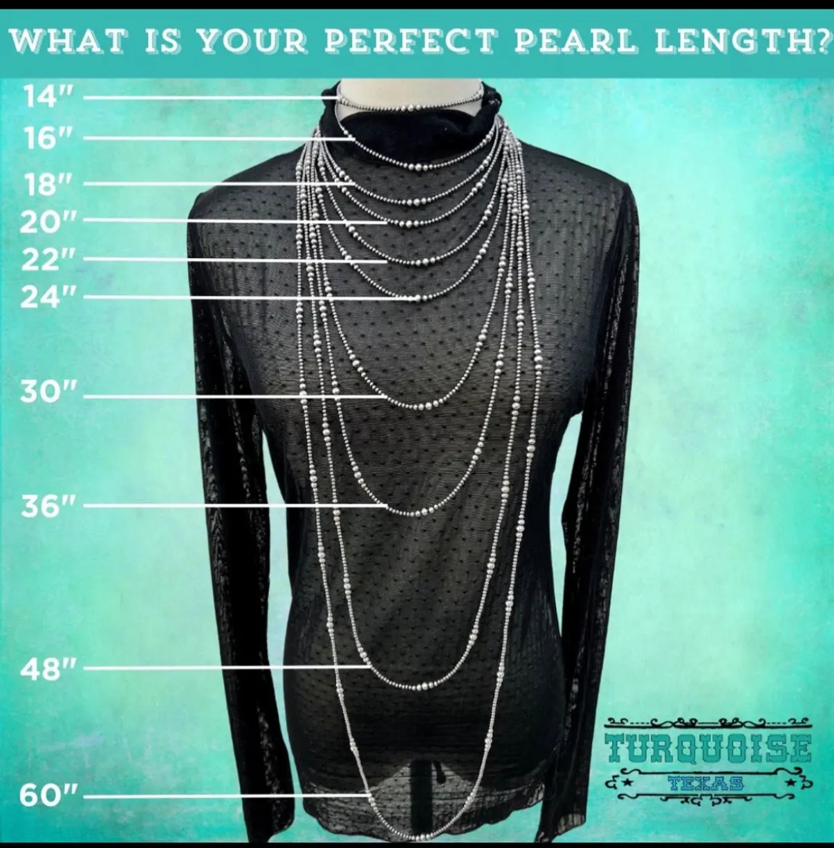 6MM " Navajo Style" Sterling Pearls Necklaces