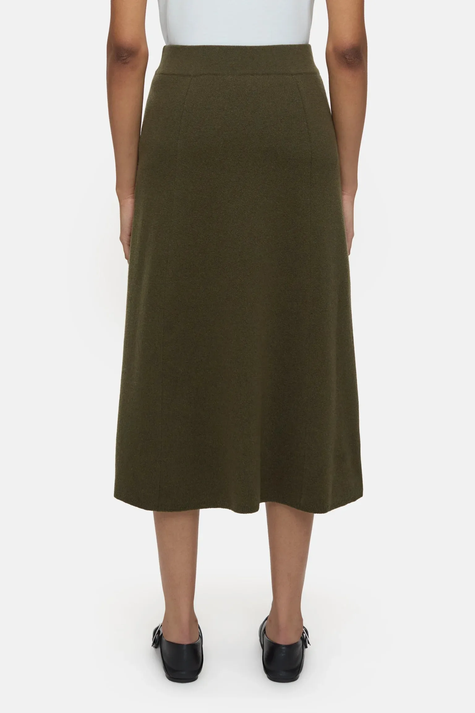 A-line Knitted Skirt