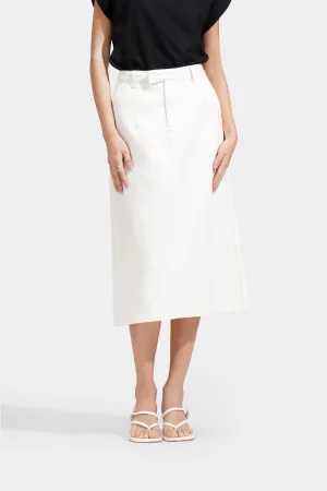 A-Line Midi Skirt