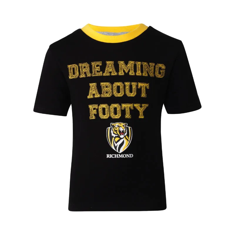 AFL TODDLERS PYJAMA SET RICHMOND TIGERS