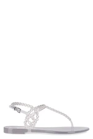 Almost Bare flat sandals