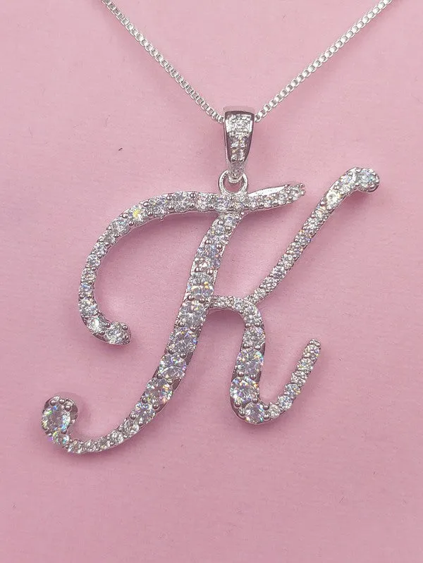 Alphabet Pendant Necklaces