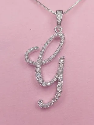 Alphabet Pendant Necklaces