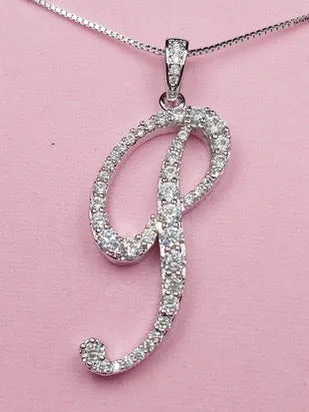 Alphabet Pendant Necklaces