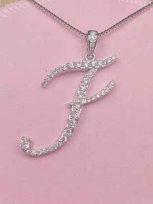 Alphabet Pendant Necklaces