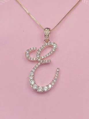 Alphabet Pendant Necklaces