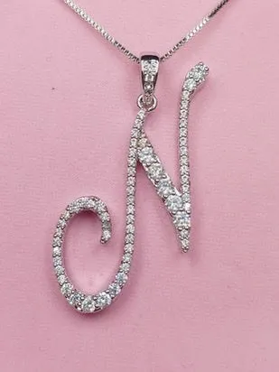 Alphabet Pendant Necklaces