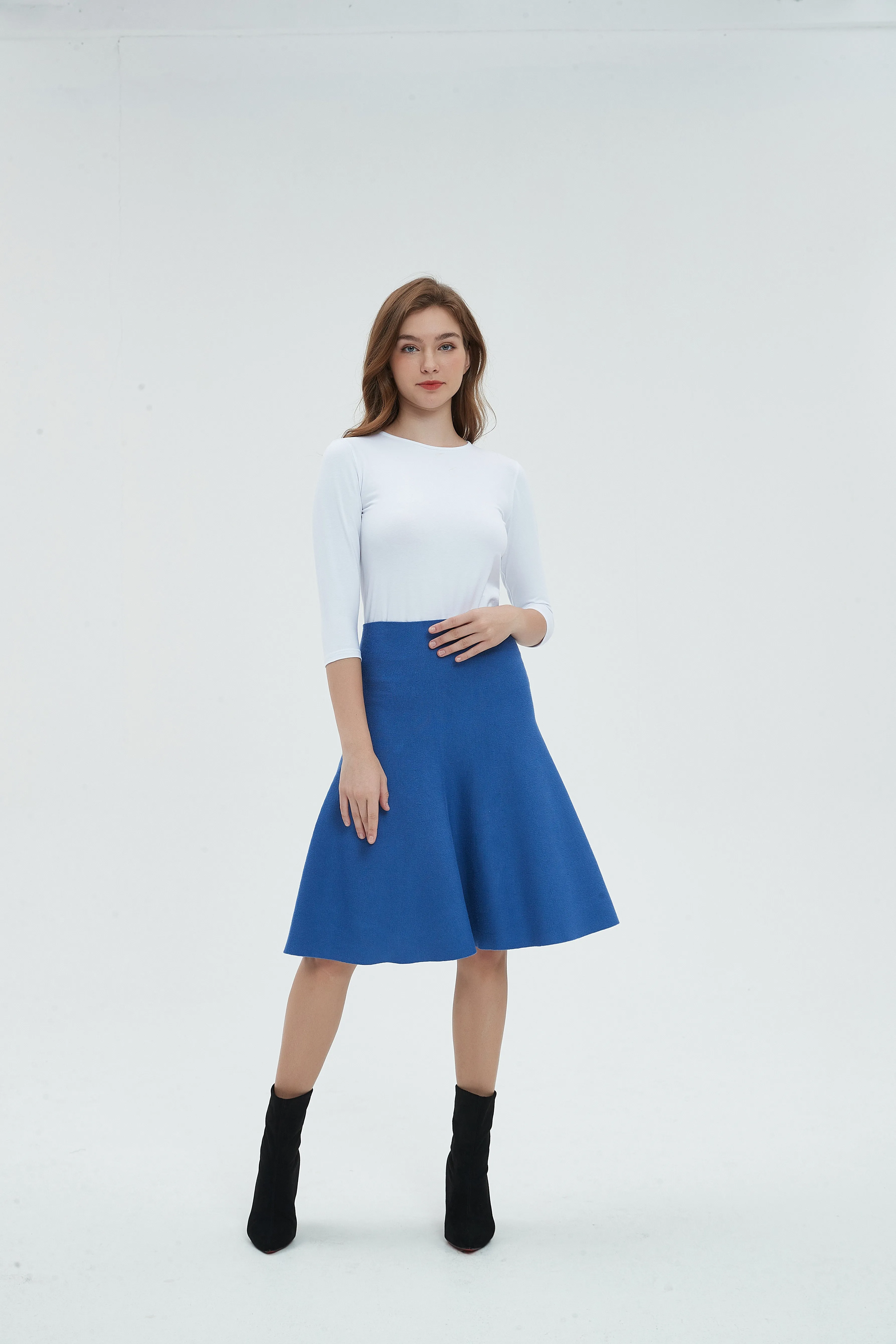 AMAZING  MM SKIRT - OCEAN DENIM From Mia Mod