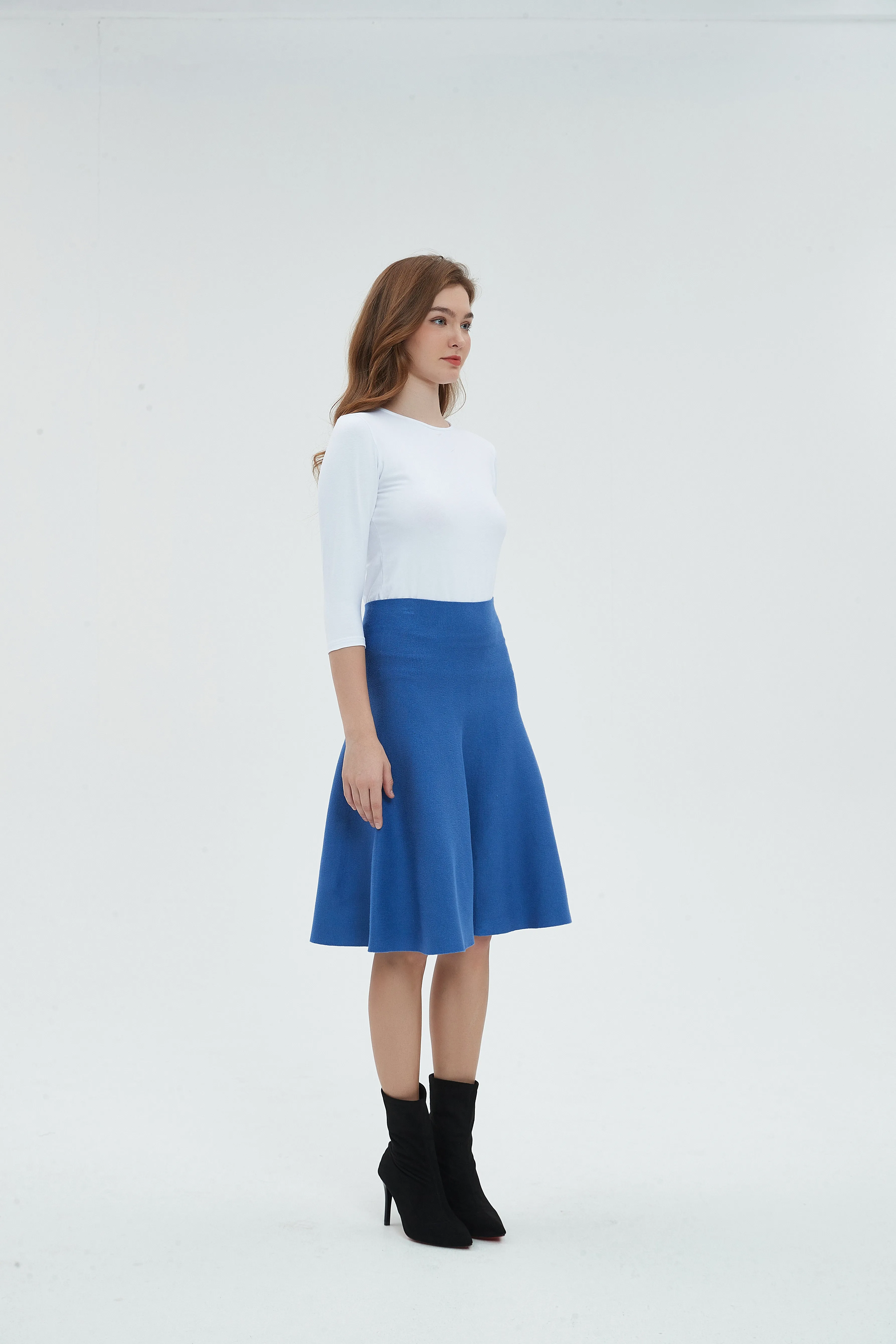 AMAZING  MM SKIRT - OCEAN DENIM From Mia Mod