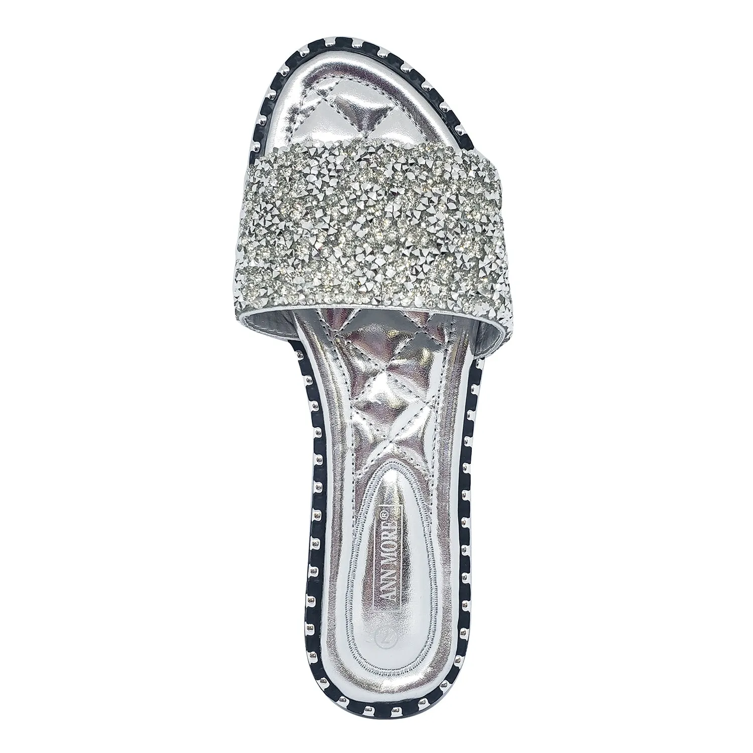 Ann More Beirut Diamond Strap Flip Flop Sandals