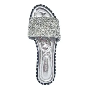 Ann More Beirut Diamond Strap Flip Flop Sandals