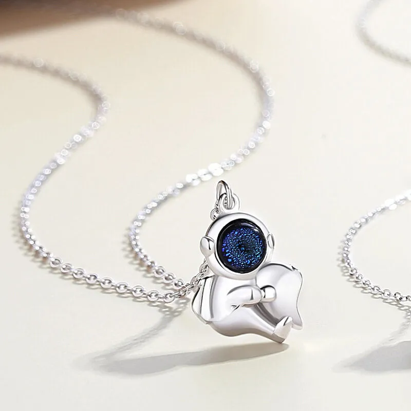 Astronaut Magnetic Matching Necklaces