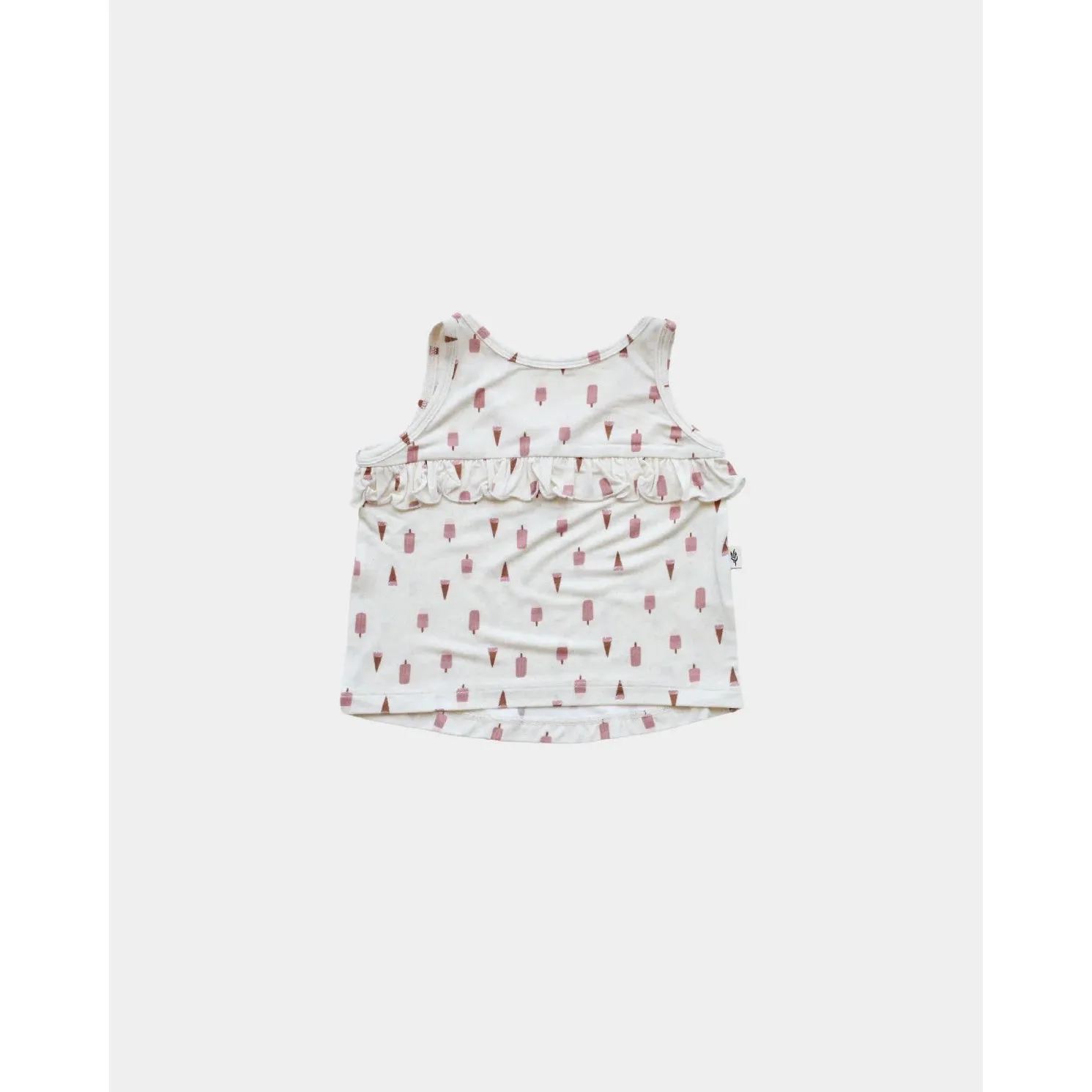 Baby Sprouts Summer Treats Girl's Ruffle Tank