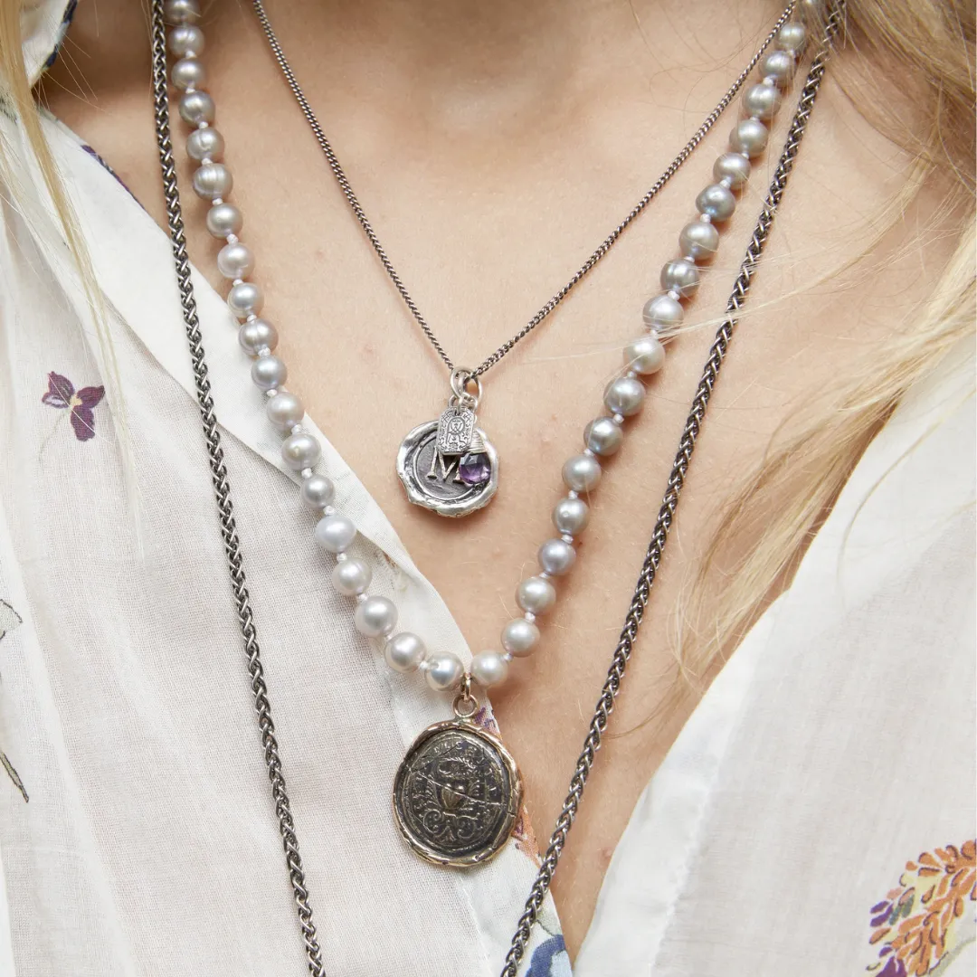 Balance Signature Attraction Charm in Amethyst