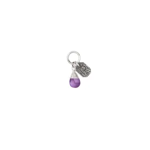 Balance Signature Attraction Charm in Amethyst