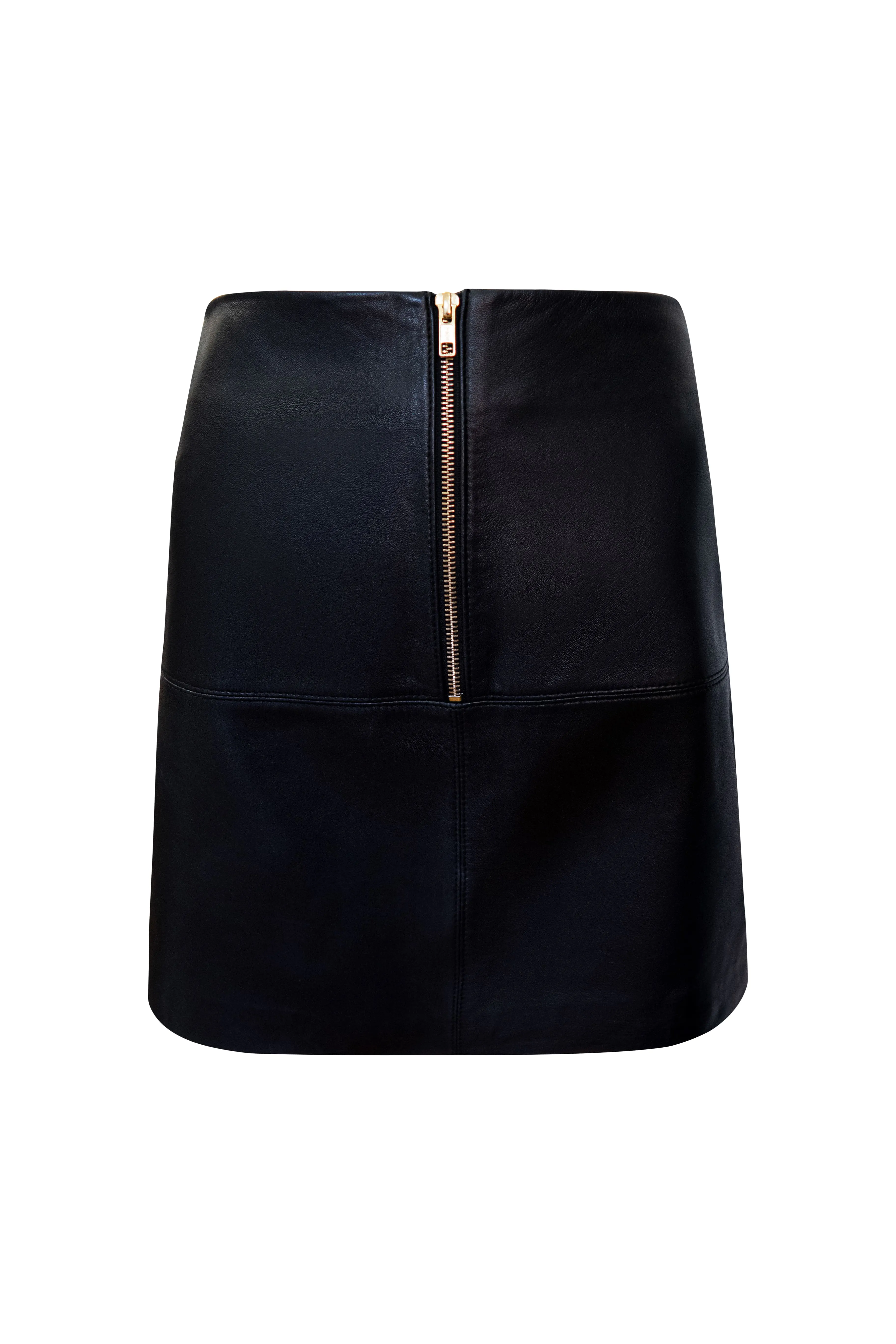 Becka A-line Mini Skirt | Black