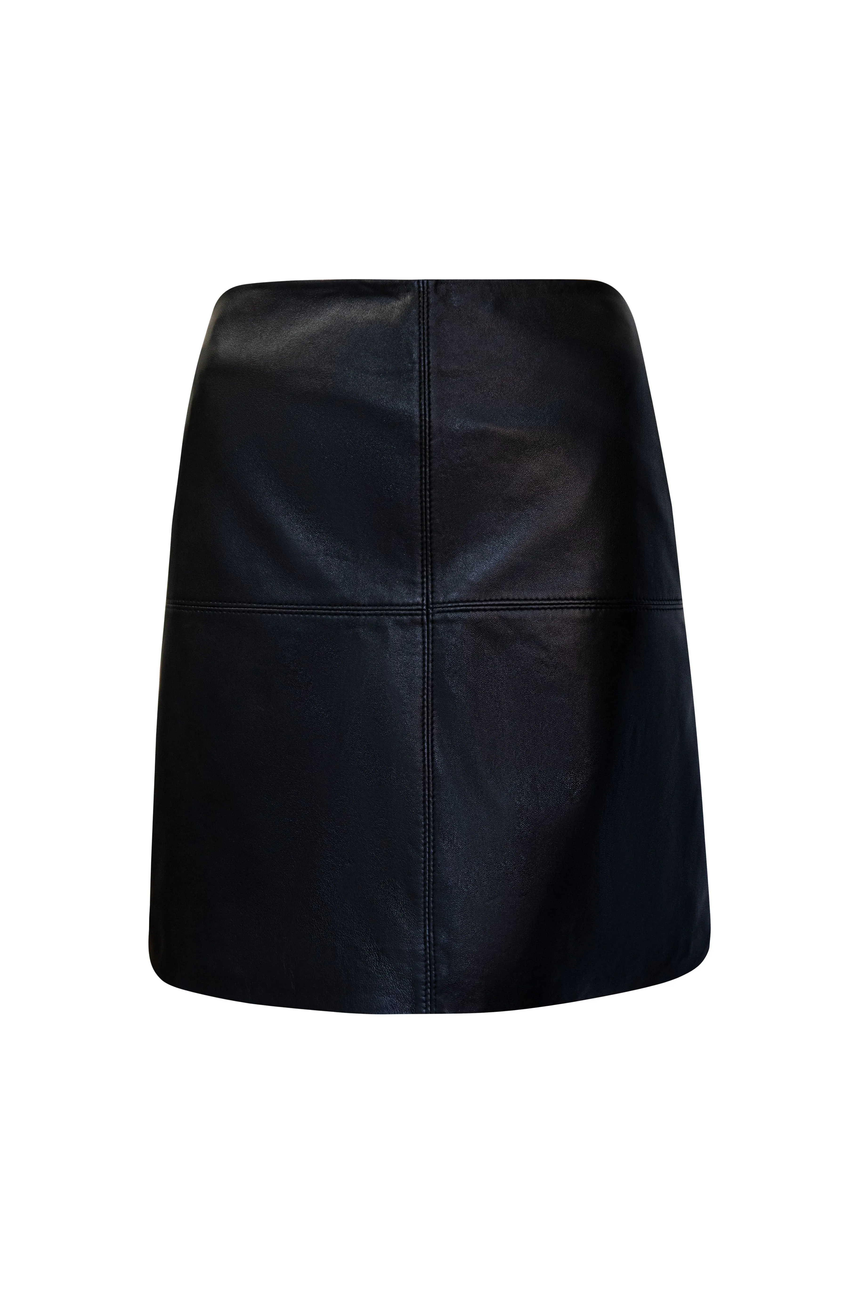 Becka A-line Mini Skirt | Black