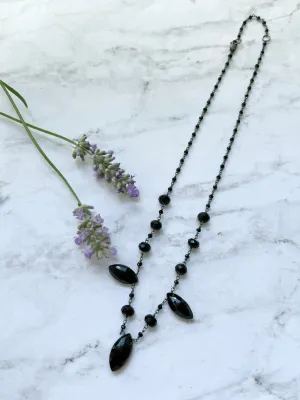 Black Spinel necklaces