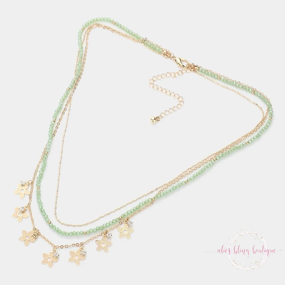 Bloom & Shine - Mint Necklace