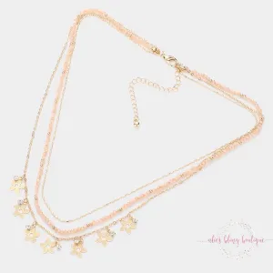 Bloom & Shine - Pink Necklace
