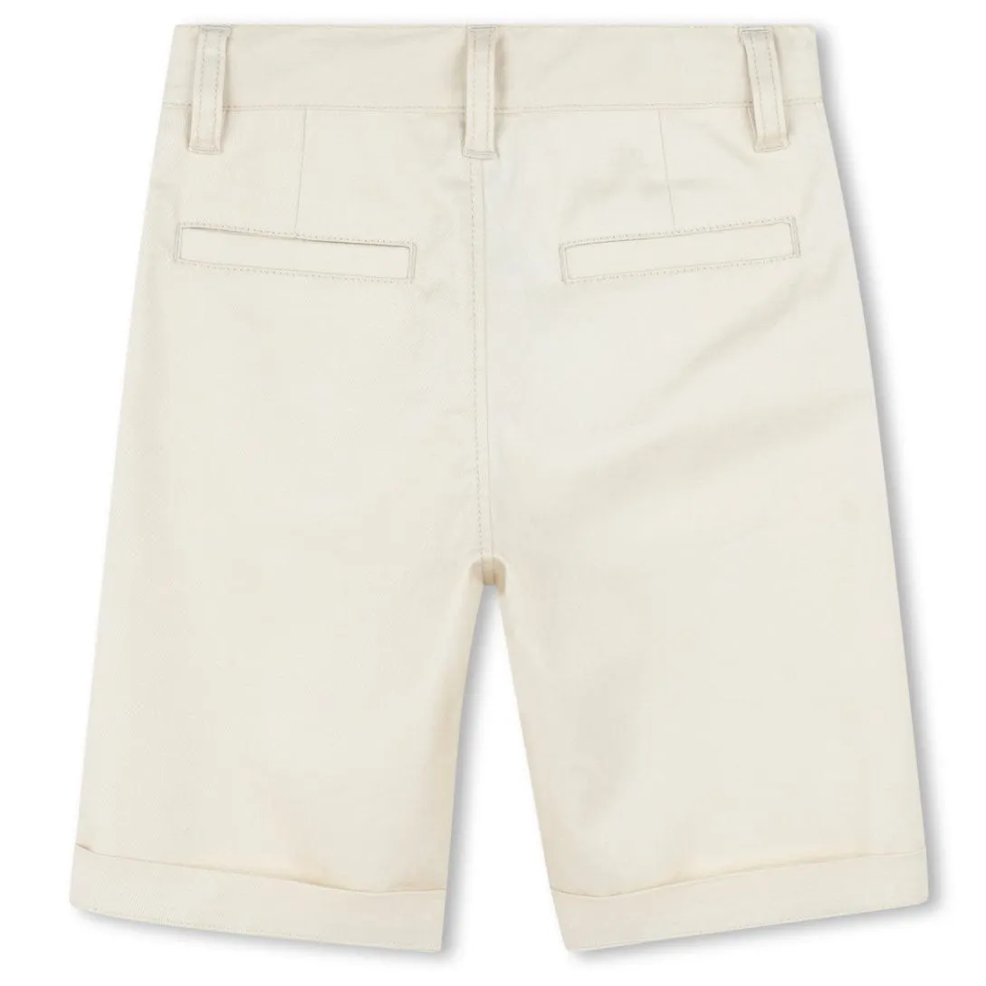 BOSS - Lined Chino Bermuda Short - Sand