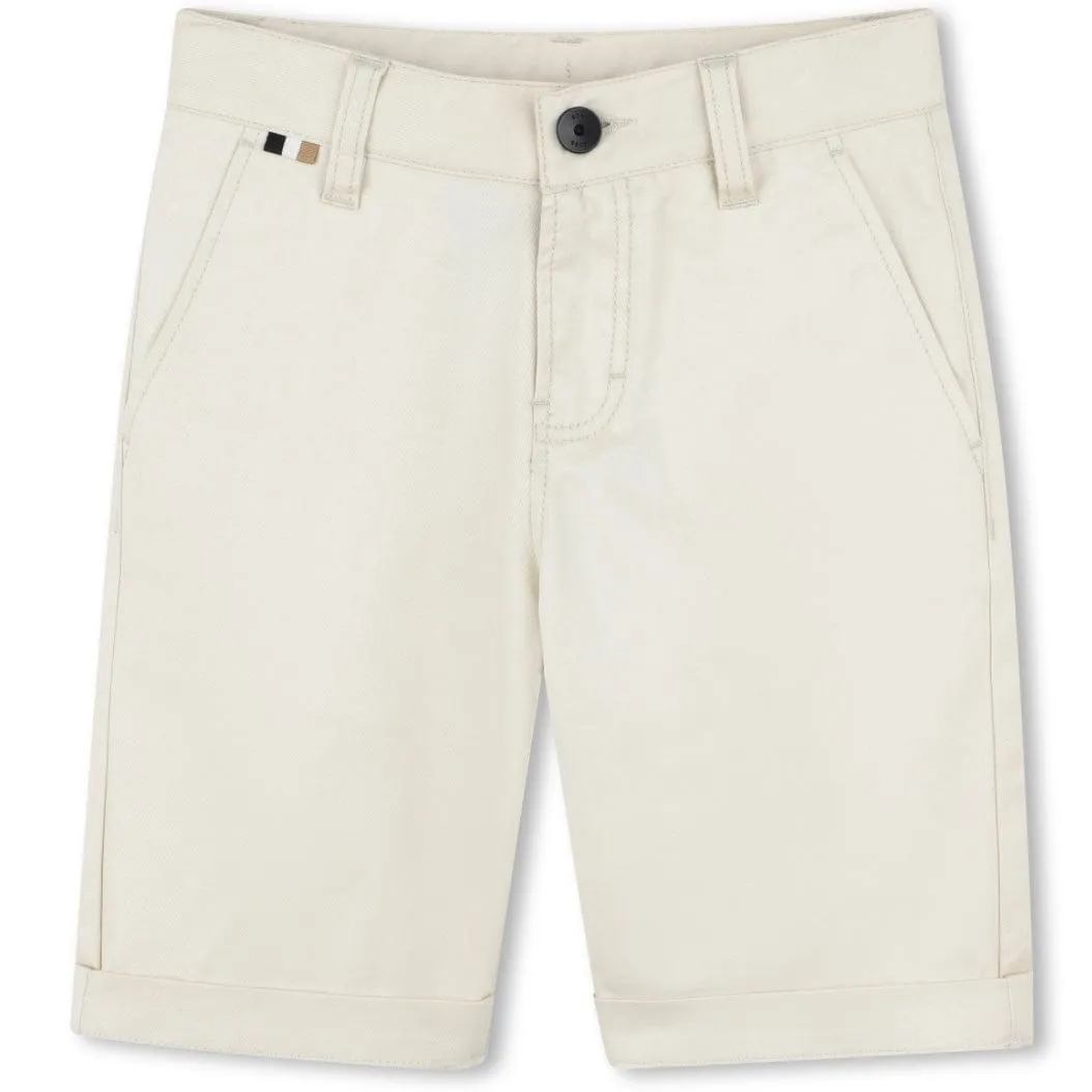 BOSS - Lined Chino Bermuda Short - Sand
