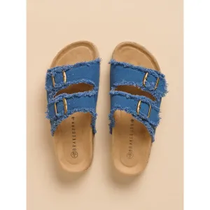 Brakeburn 5 Denim Platform Sandals