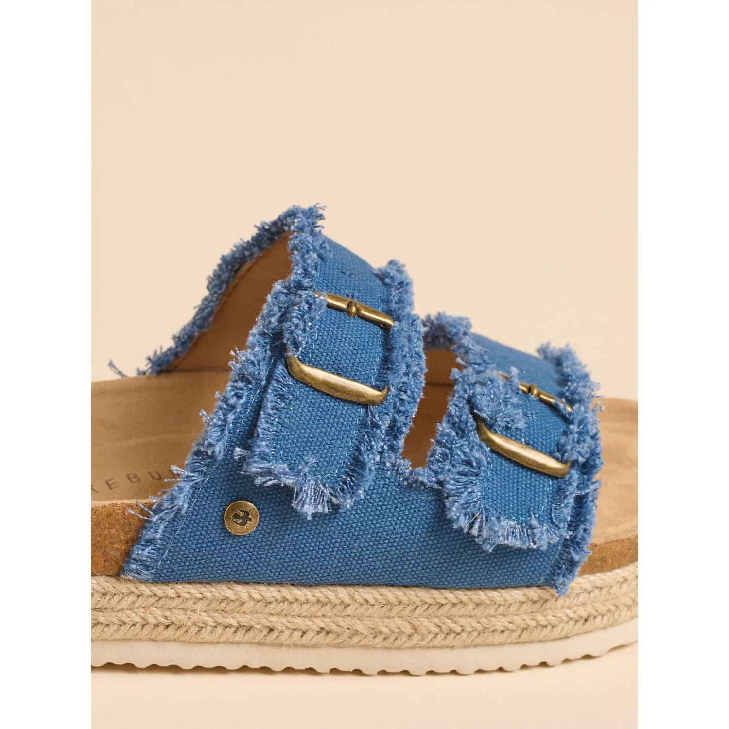 Brakeburn 5 Denim Platform Sandals