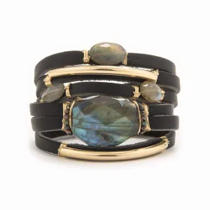 Briar Rose Leather Shred Bracelet