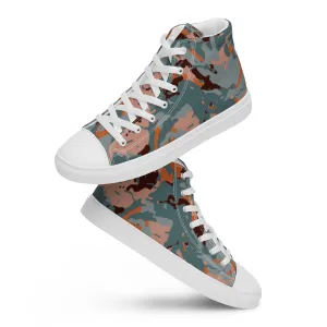 Camouflage Women's High Top Canvas Sneakers