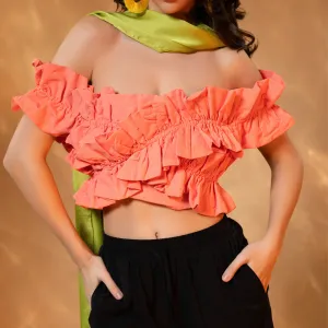 Castarra Ruffle Top