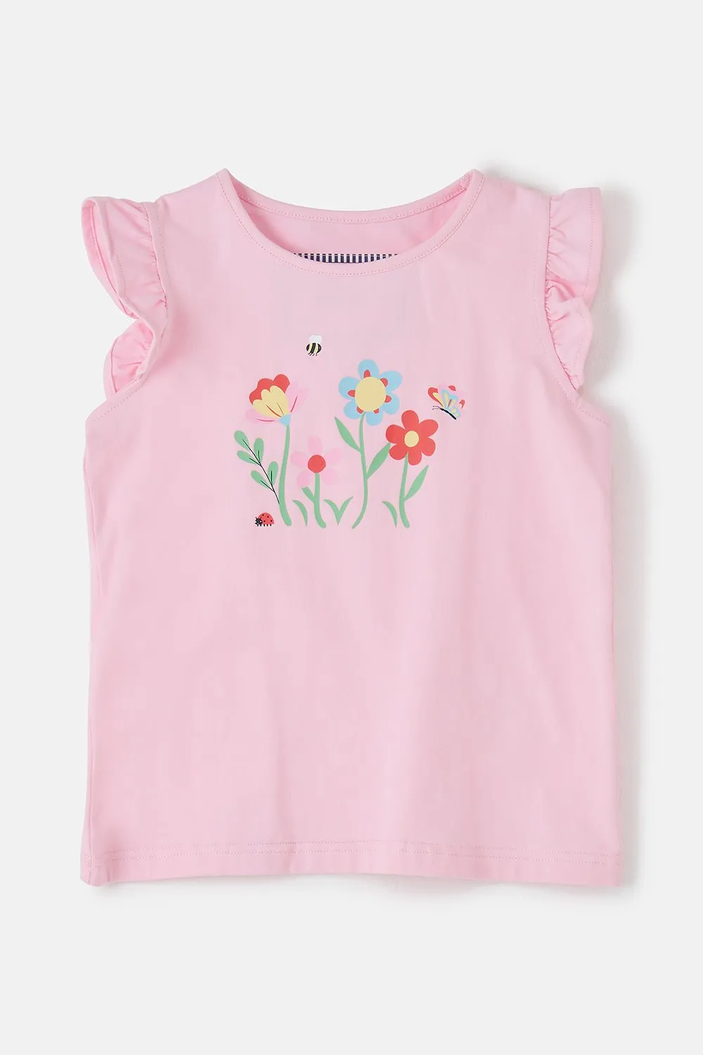 Causeway Swing Tee  - Flower and Butterfly