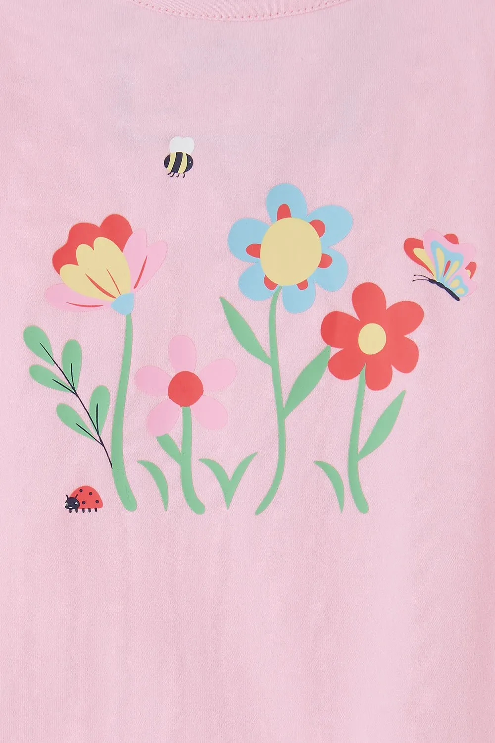 Causeway Swing Tee  - Flower and Butterfly
