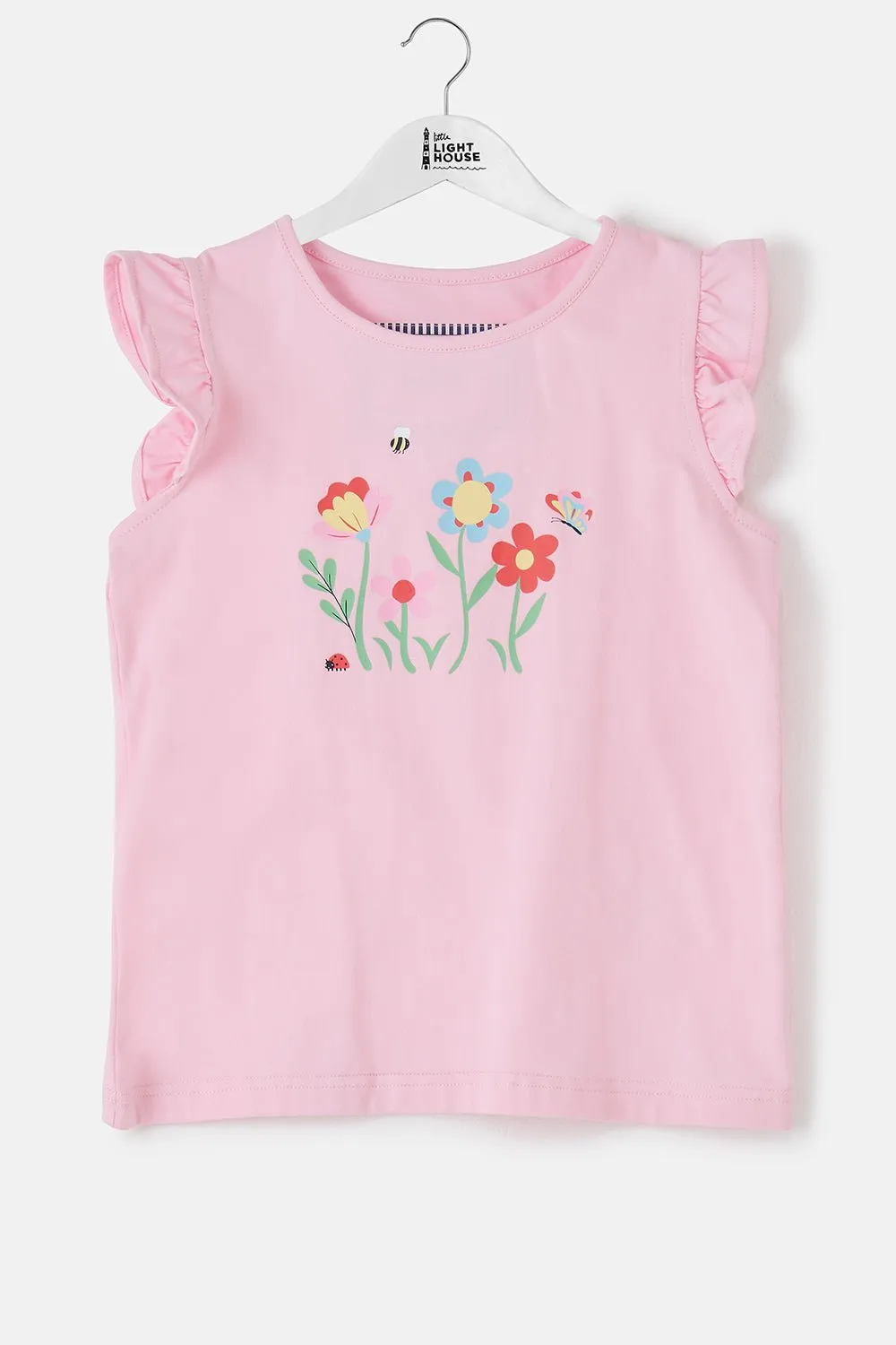 Causeway Swing Tee  - Flower and Butterfly