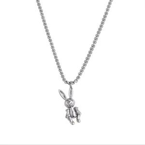 Charm Bear Pendant Necklace for Women Anniverssary Jewelry