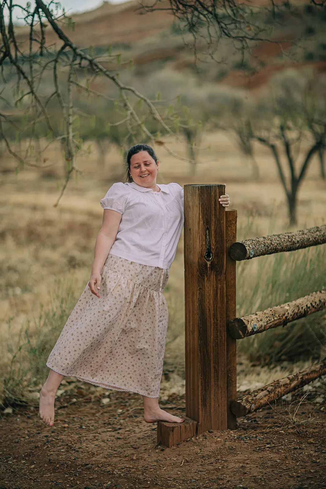 Christie Skirt - Yellow Floral