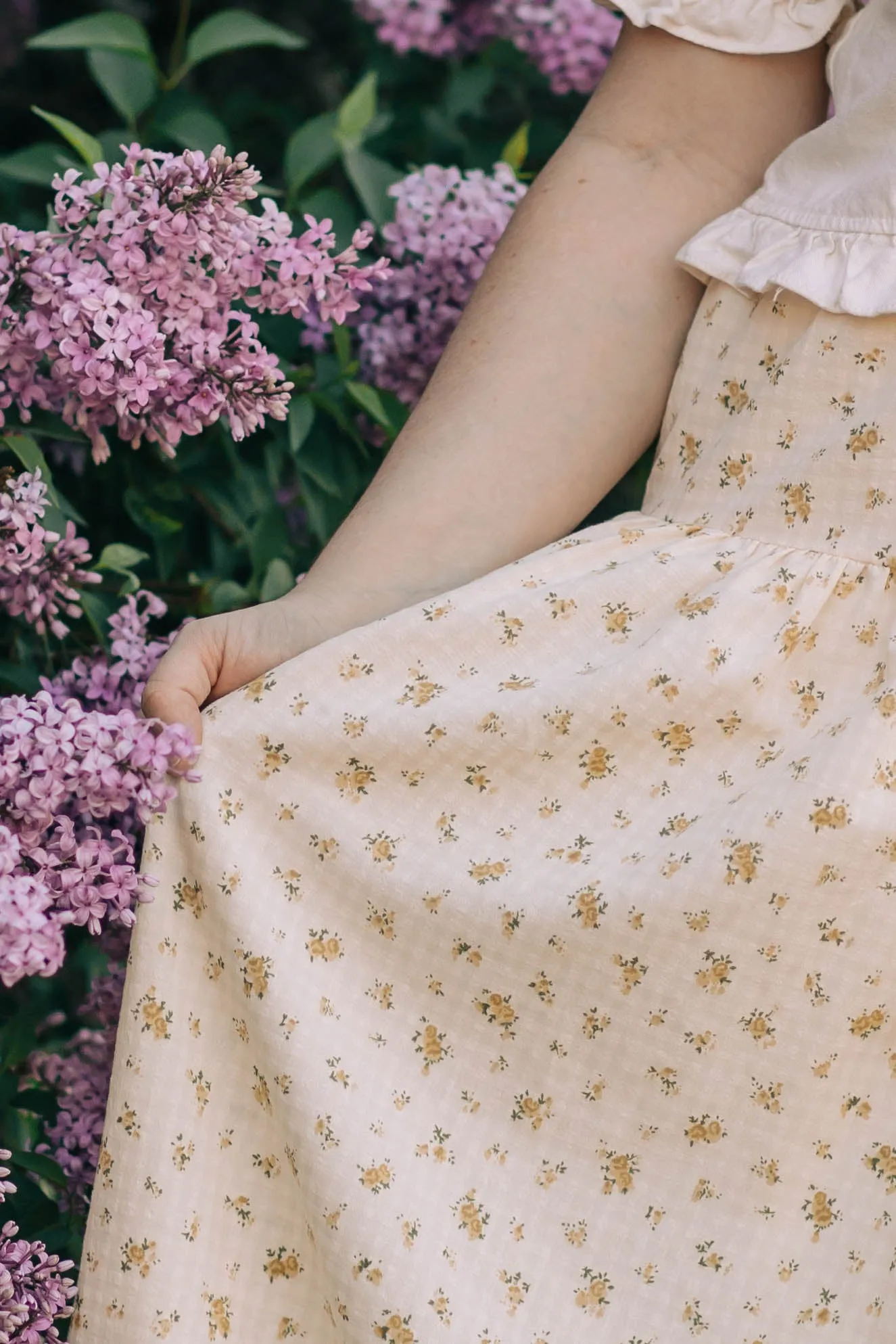 Christie Skirt - Yellow Floral