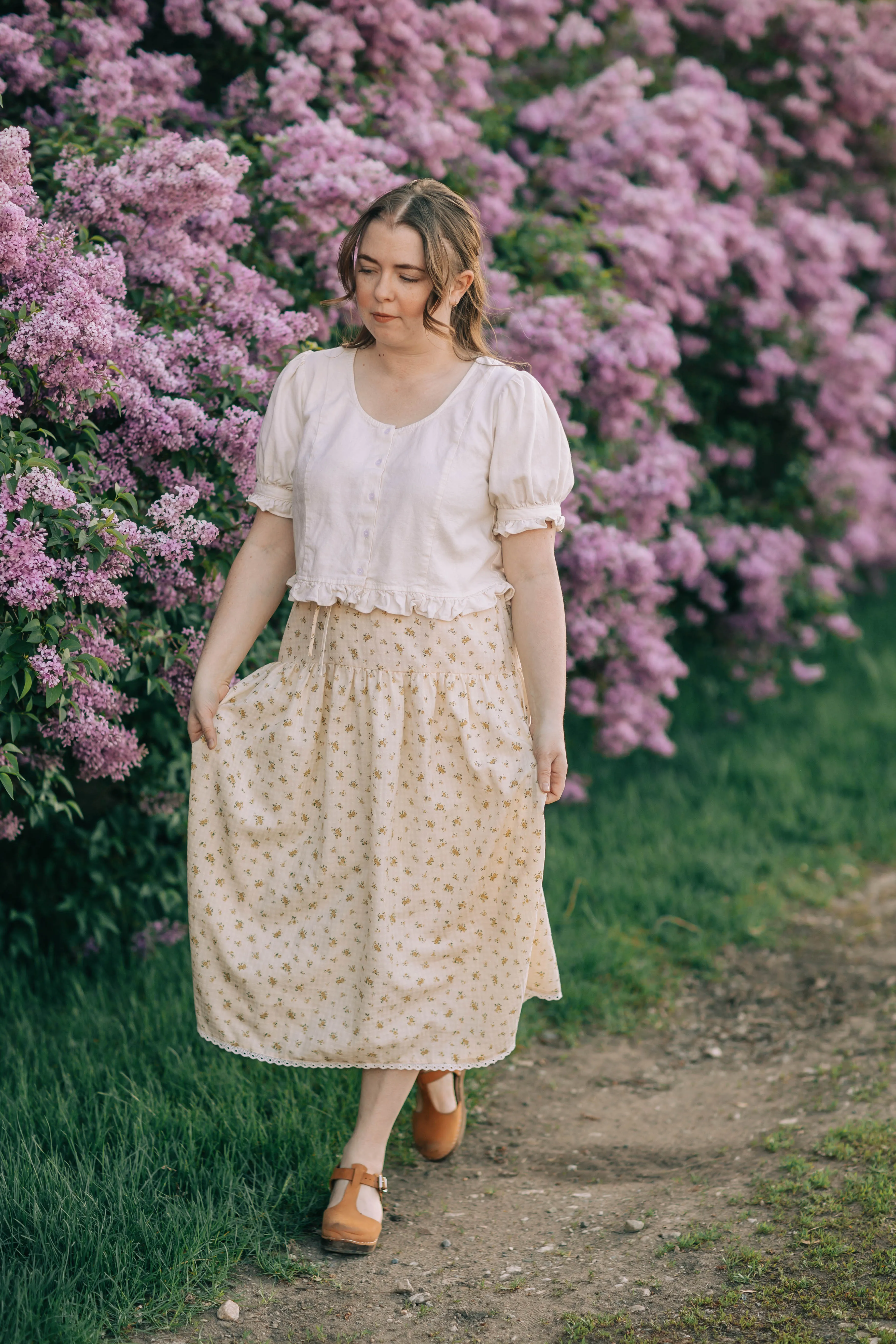 Christie Skirt - Yellow Floral