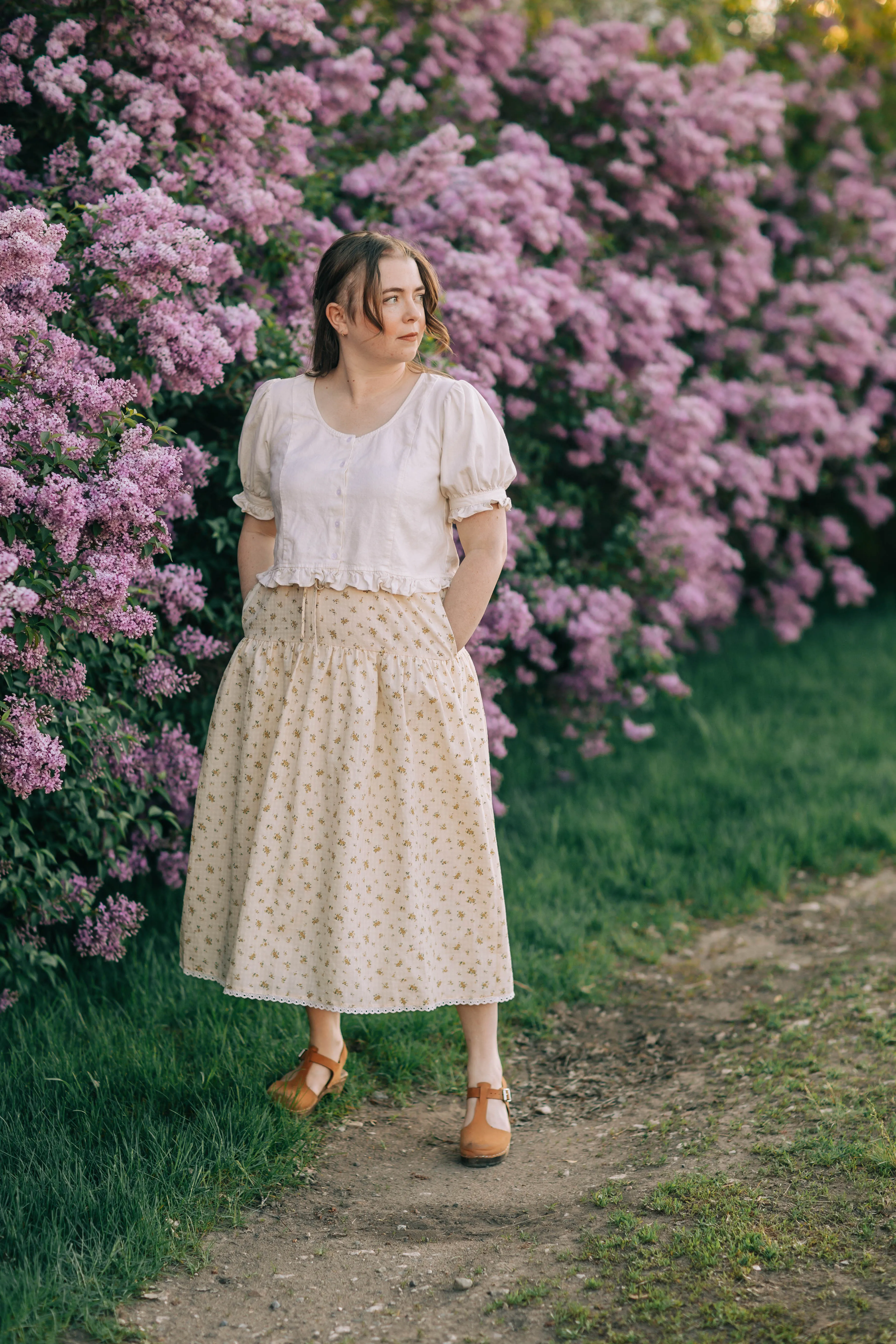 Christie Skirt - Yellow Floral
