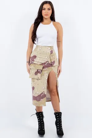 Combat Cargo Pencil Skirt