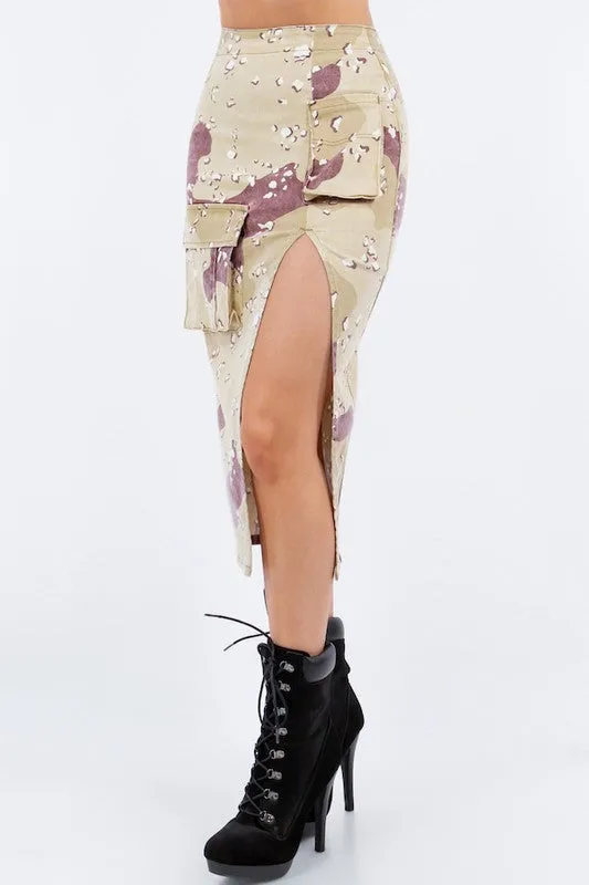 Combat Cargo Pencil Skirt