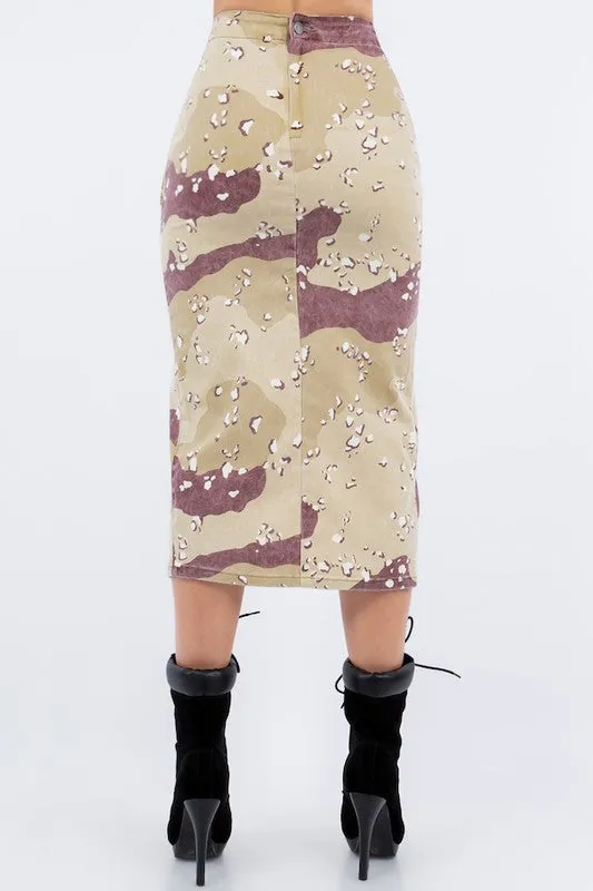 Combat Cargo Pencil Skirt
