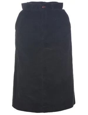 Corduroy Pencil Skirt - S