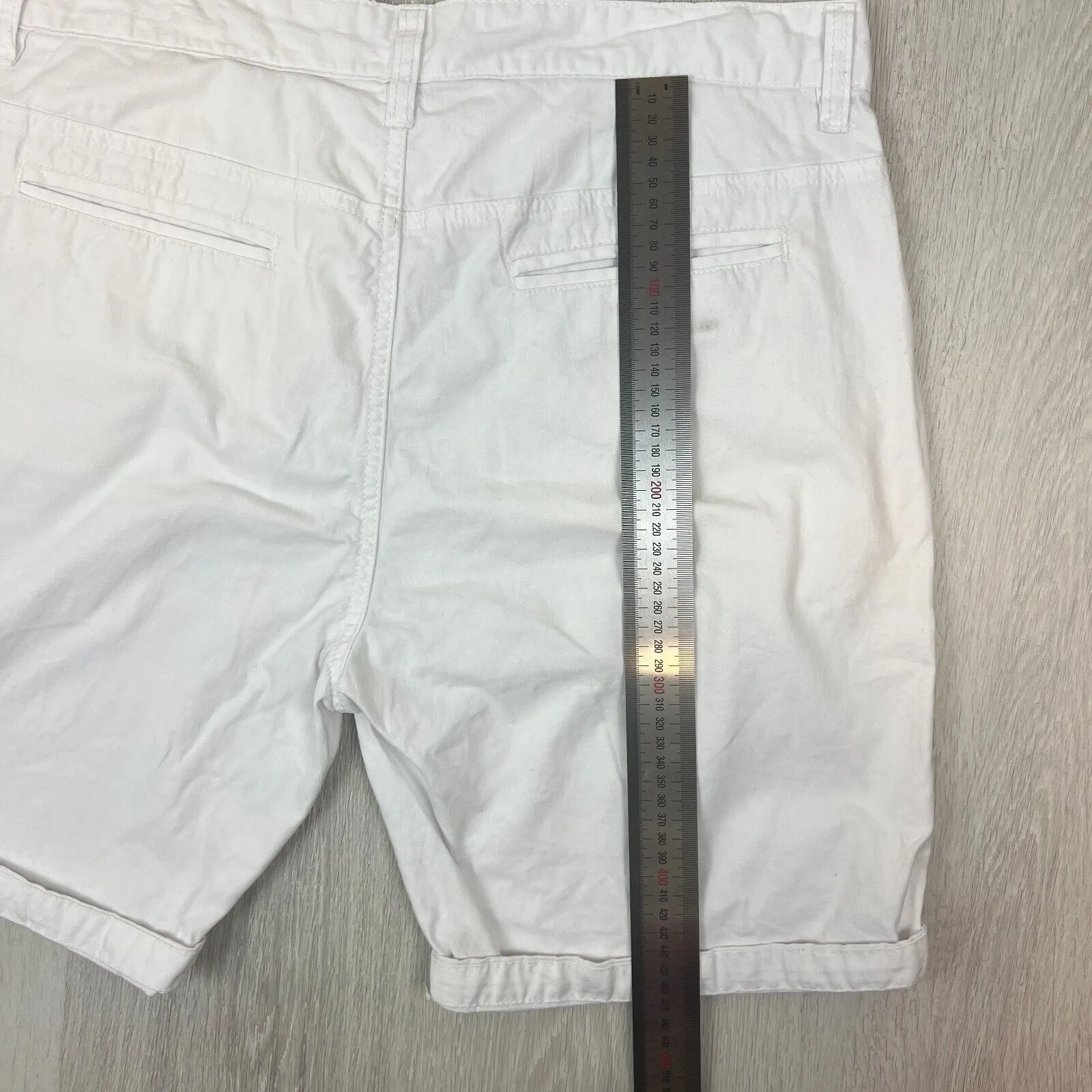 Cotton On Mens White Chino Shorts Size 34