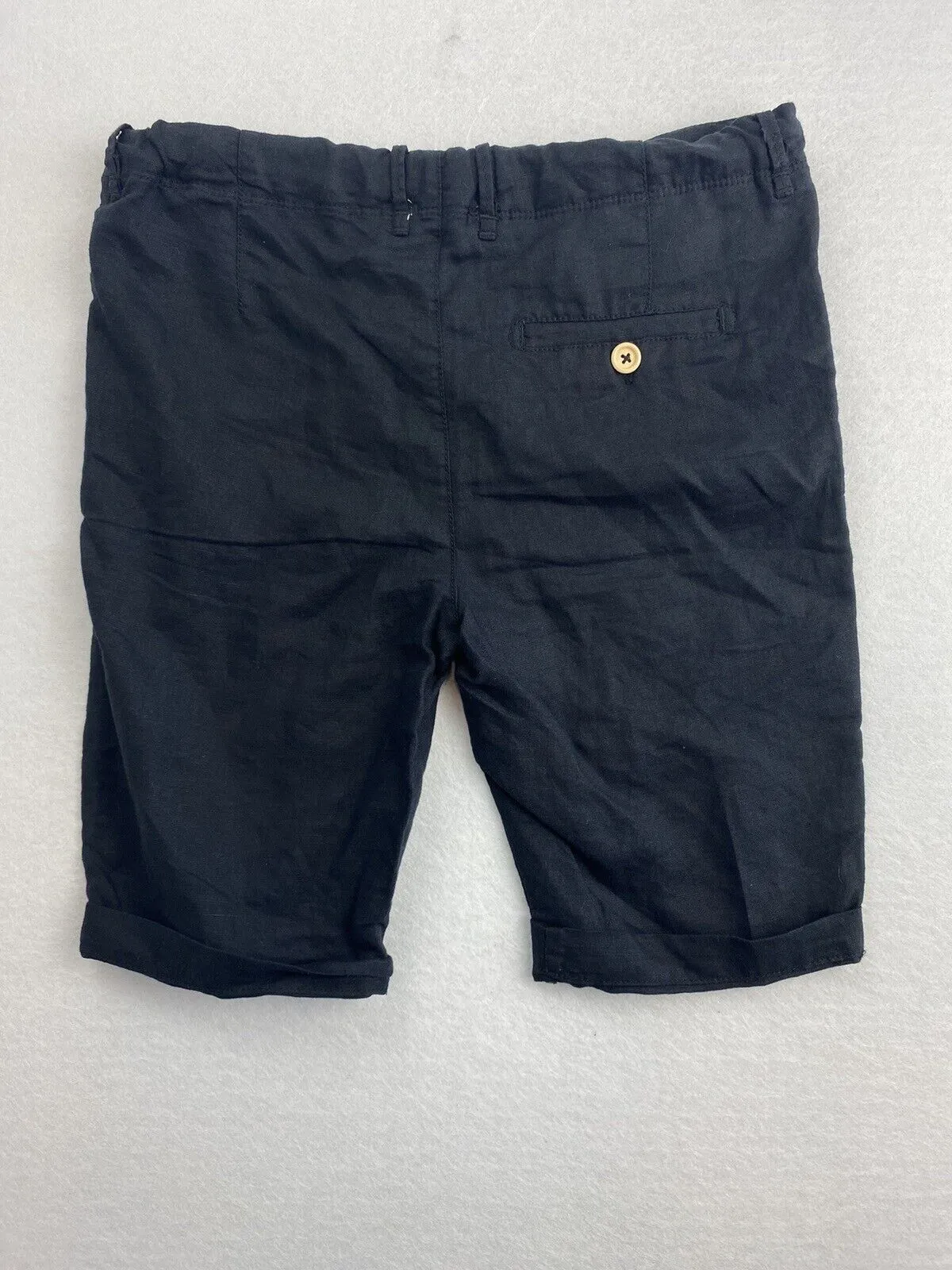 Dex Clothing Womens Black Chino Shorts Size 8 / Small (New)