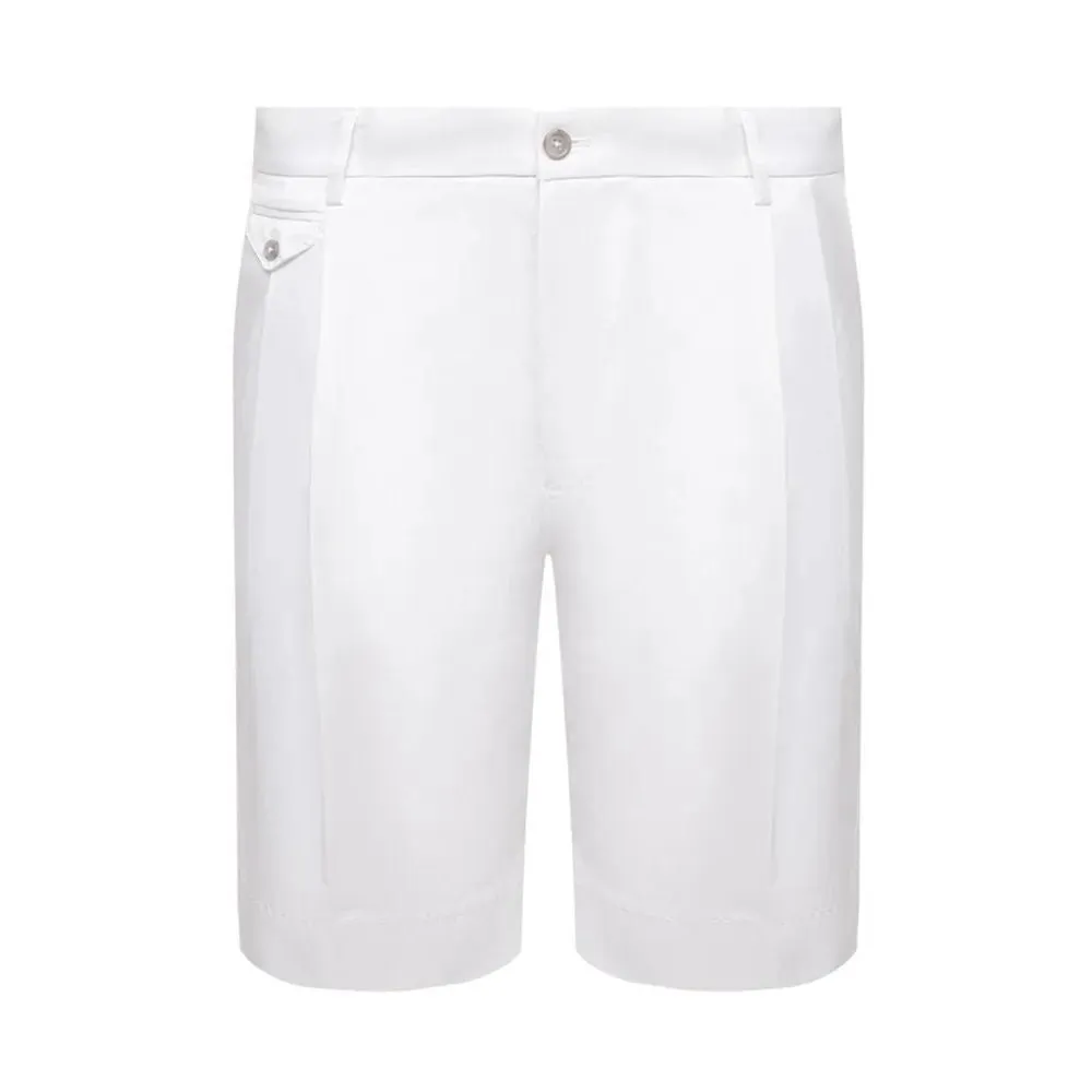 Dolce & Gabbana White Cotton Short