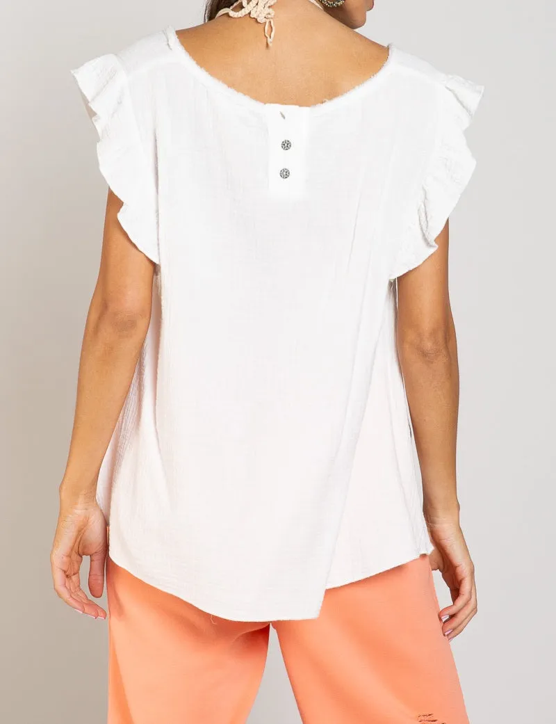 Double Gauze Top