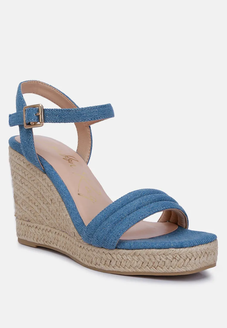 Espadrilles High Wedge Sandals By Ruw